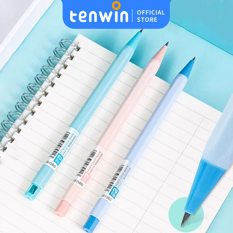 

2.0mm Pensil Mekanik / Mechanical Pencil Graphite Lead Automatic Refill Pensil-tenwin offical