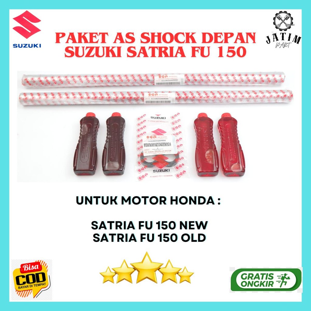 Shock Depan Satria Fu New 150 / Paket as Shock Depan Suzuki Satria fu Old Ori Primium
