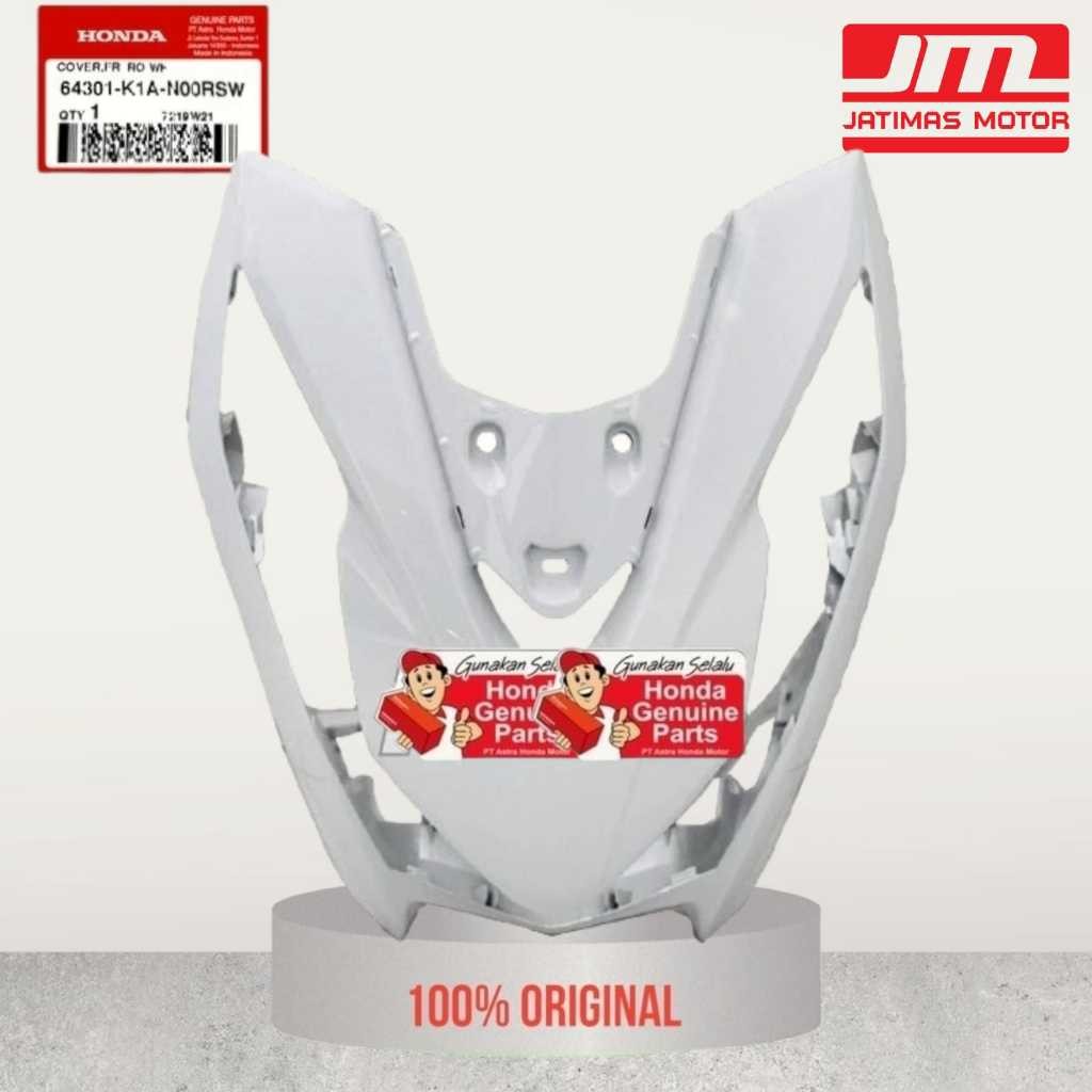 64301-K1A-N00RSW Cover Front Panel Tameng Lampu Depan Beat LED K1A Putih