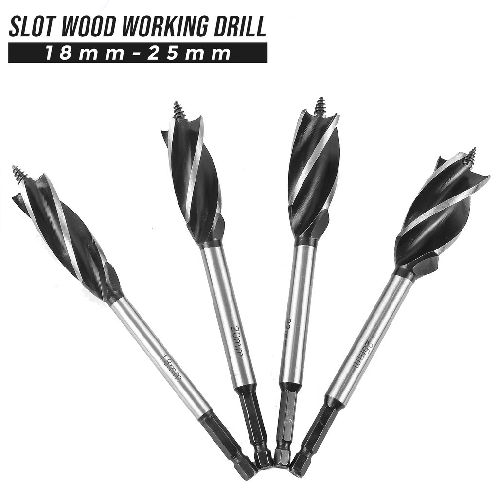 Mata Bor Kayu 18mm-25mm Slot Wood Working Drill 6505