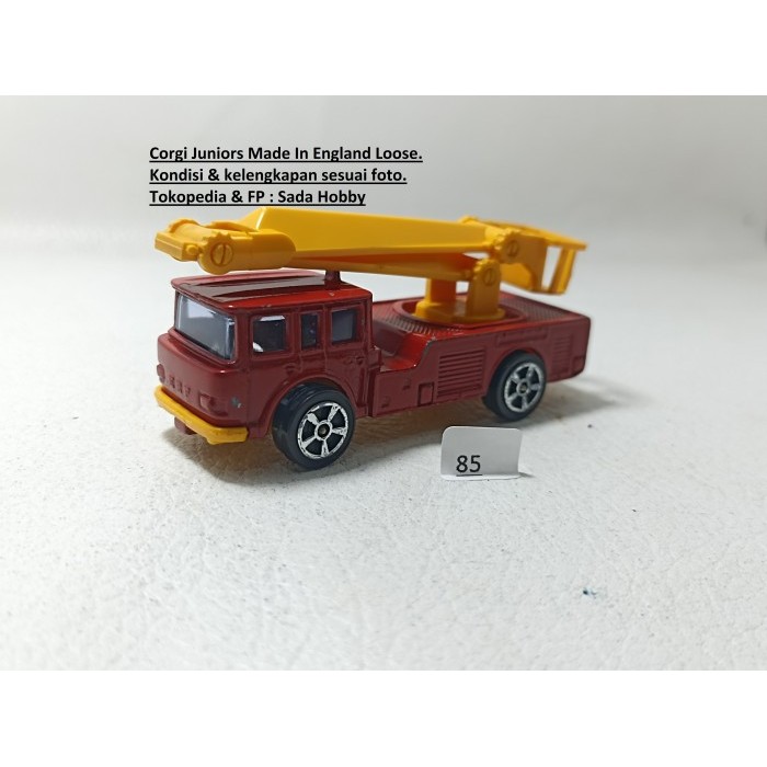 KH27 Vintage Corgi Juniors Whizzwheels Simon Snorkel Fire Truck Britain Unit Only