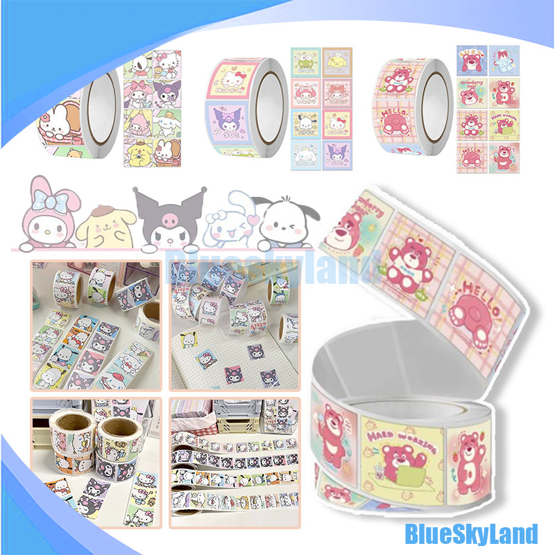 

Sticker Sanrio Journalling 500 Lembar Stiker Terima Kasih Sanrio Stiker Kartun Lucu Stiker Hadiah Stiker Label Lucu