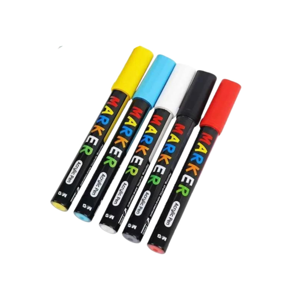 

RB Acrylic Marker M&G 30 Pilihan Warna Spidol Marker Multifungsi Segala Permukaan Kaca Kayu Plastik