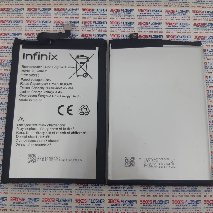 Baterai Infinix Hot 11S NFC BL-49GX Battery Original Copotan Infinix