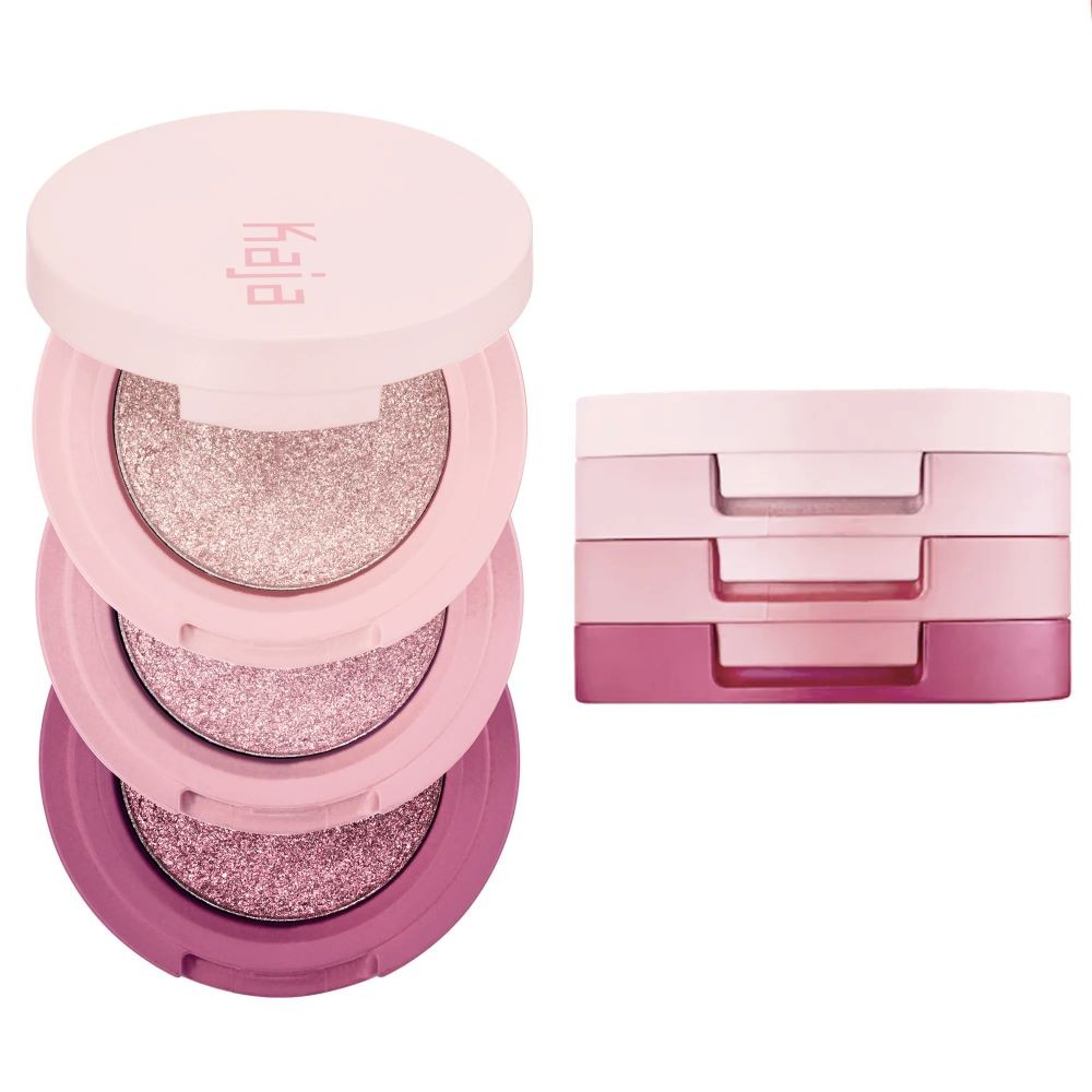 KAJA BEAUTY BENTO Bouncy Eyeshadow Trio 01 Rosewater 3 x 0.03 oz/0.9 g