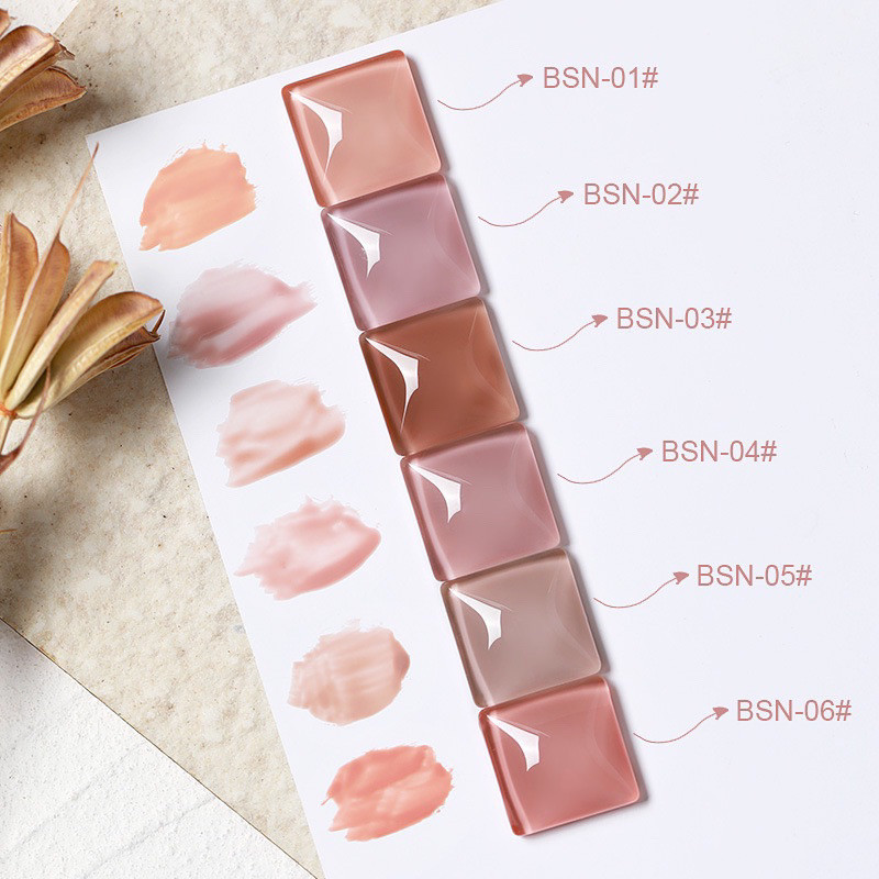 AS BSN NAIL GEL POLISH SET ISI 6 PCS KUTEK GEL POLISH SET KUTEK