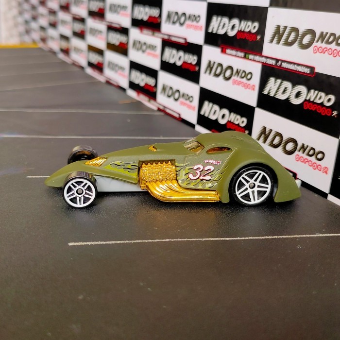 SP99 Hot Wheels Hammered Coupe Olive New Loose Giftpack 2009 HW Hot Rods