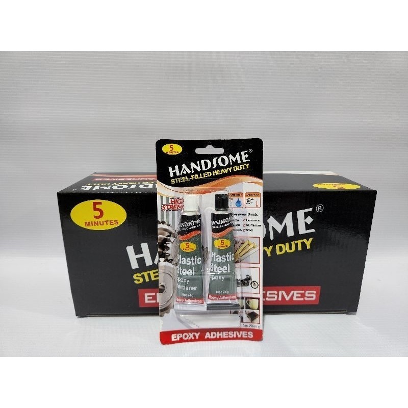 

LEM EPOXY 5 MENIT HANDSOME - Perekat Besi Serbaguna