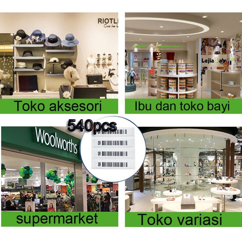 

58KHZ-Supermarket anti-pencurian label lembut magnetik akustik akustik