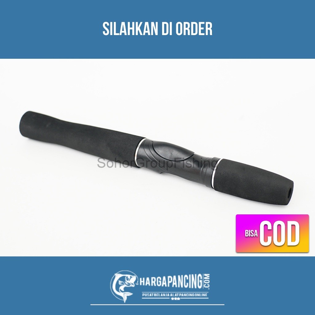 Handle Gagang Joran Busa Tipe Spining Fullset Sudah termasuk Busa dan dudukan Reel