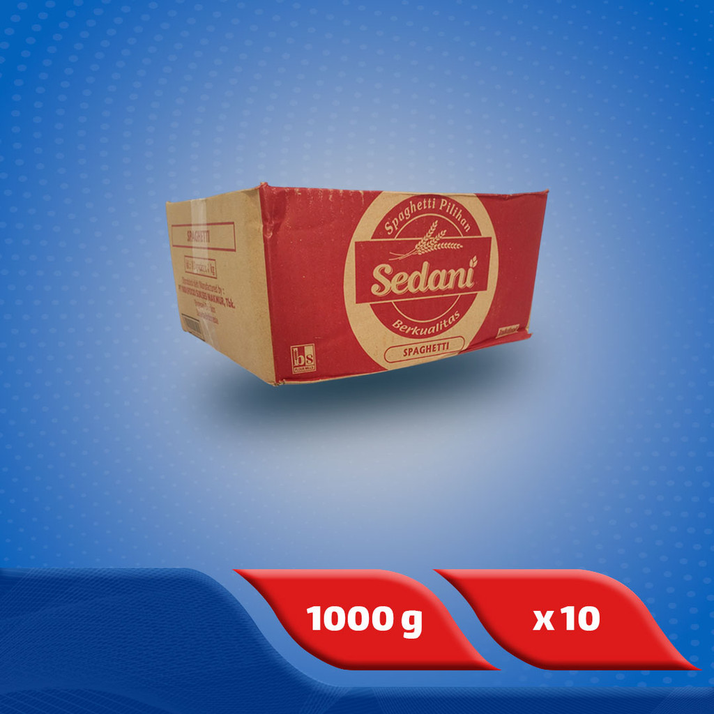 

Sedani Pasta Spaghetti 1 kg x 10 pcs