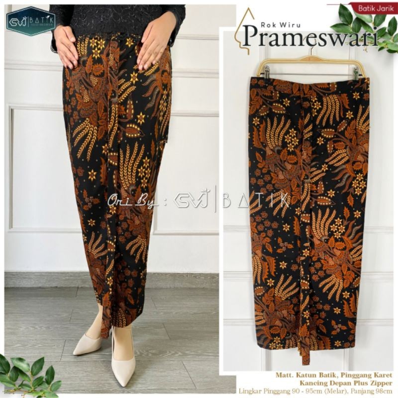 BAGASKARA - BAWAHAN KEBAYA WANITA ROK WIRU SPAN BATIK JARIK INSTAN MODEL TERBARU REMAJA DEWASA AMONG