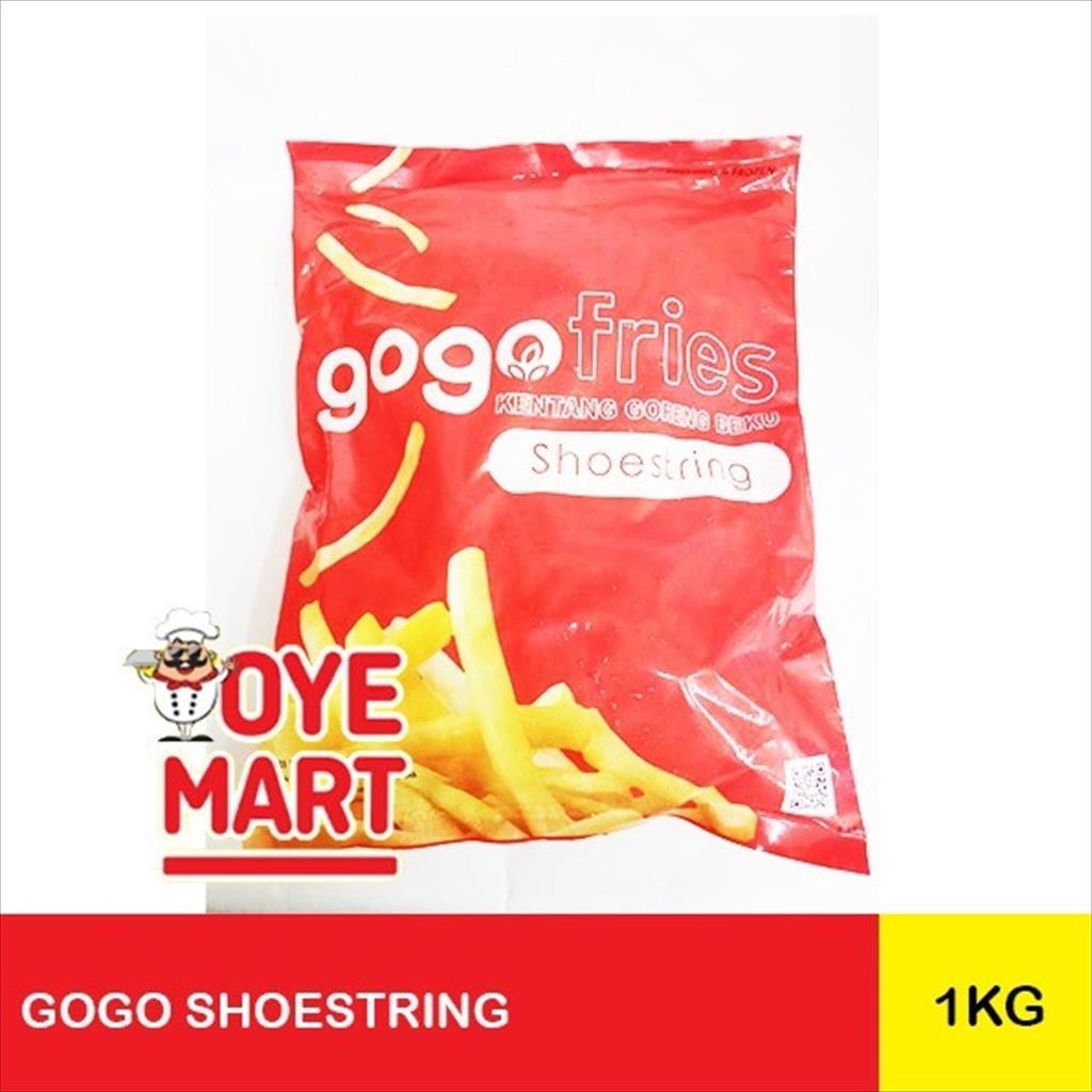 

GOGO FRIES SHOESTRING 1KG / KENTANG GORENG BEKU