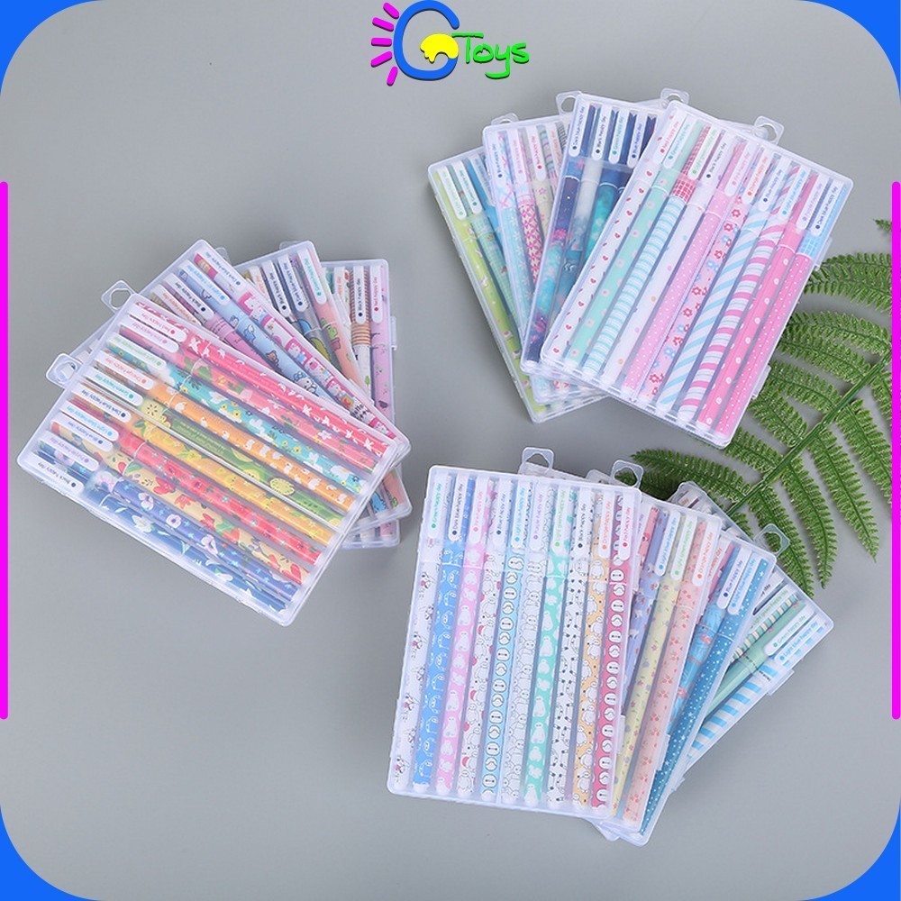 

CR-A54 Pulpen Gel Set Warna Warni 10IN1 Pena Cair Motif Karakter / Pena Korea Color Pen Souvenir Set Alat Tulis Sekolah dan Kantor Import