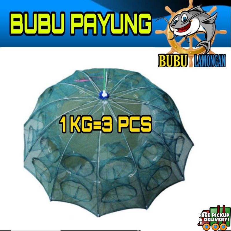 Payung Bubu/Perangkap ikan/Bubu ikan/perangkap udang/jebakan ikan udang ikan kepiting