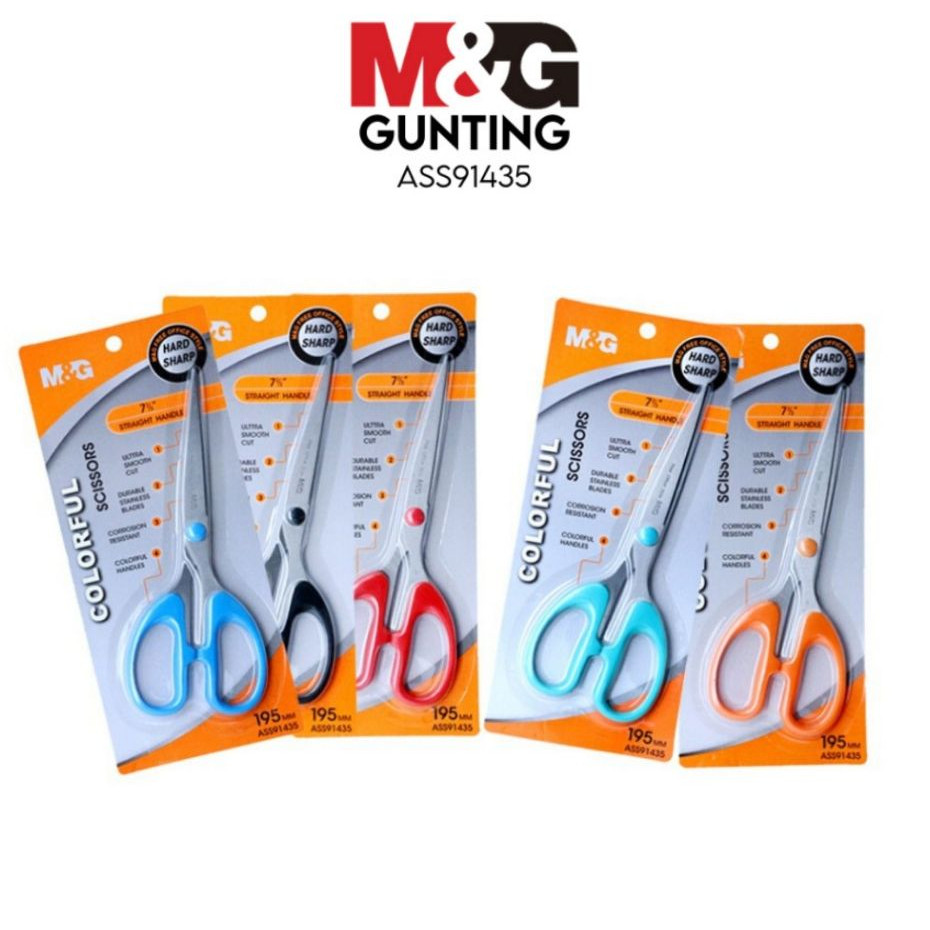 

Gunting Besar M&G #ASS91435 Scissors Colorful 195 mm - Satuan- SHAGB