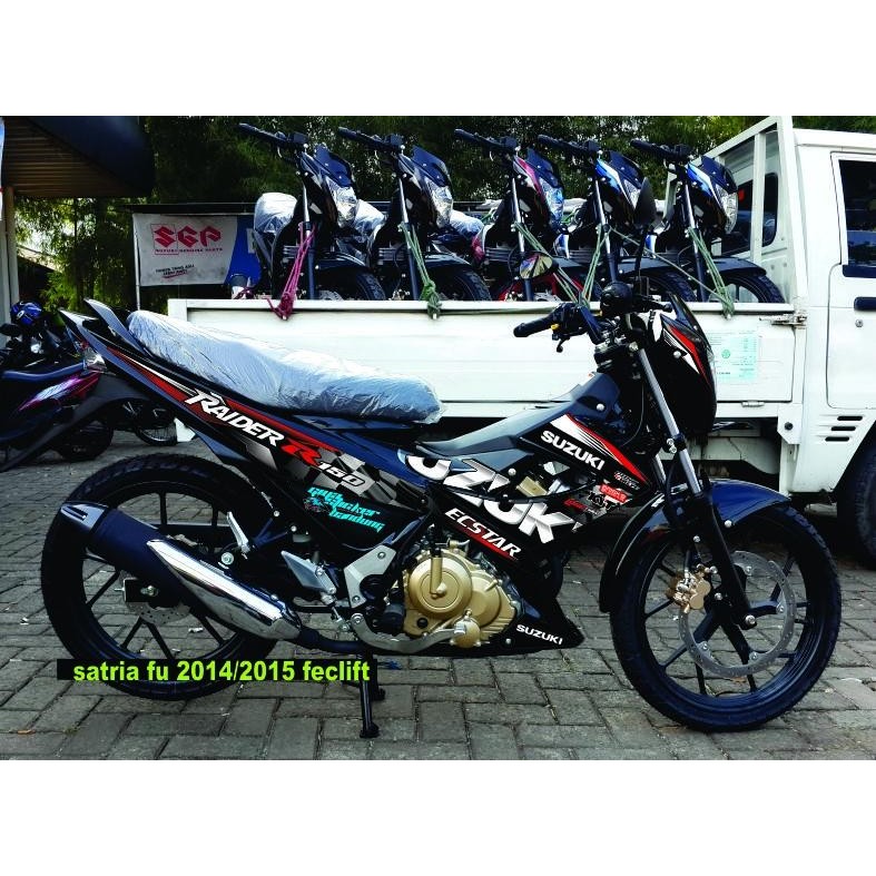 STIKER striping satria fu raider r VARIASI MOTOR SUZUKI SATRIA RACING GRAFIS