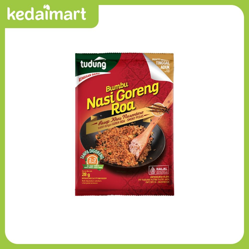 

Tudung Bumbu Nasi Goreng Roa 28 Gram
