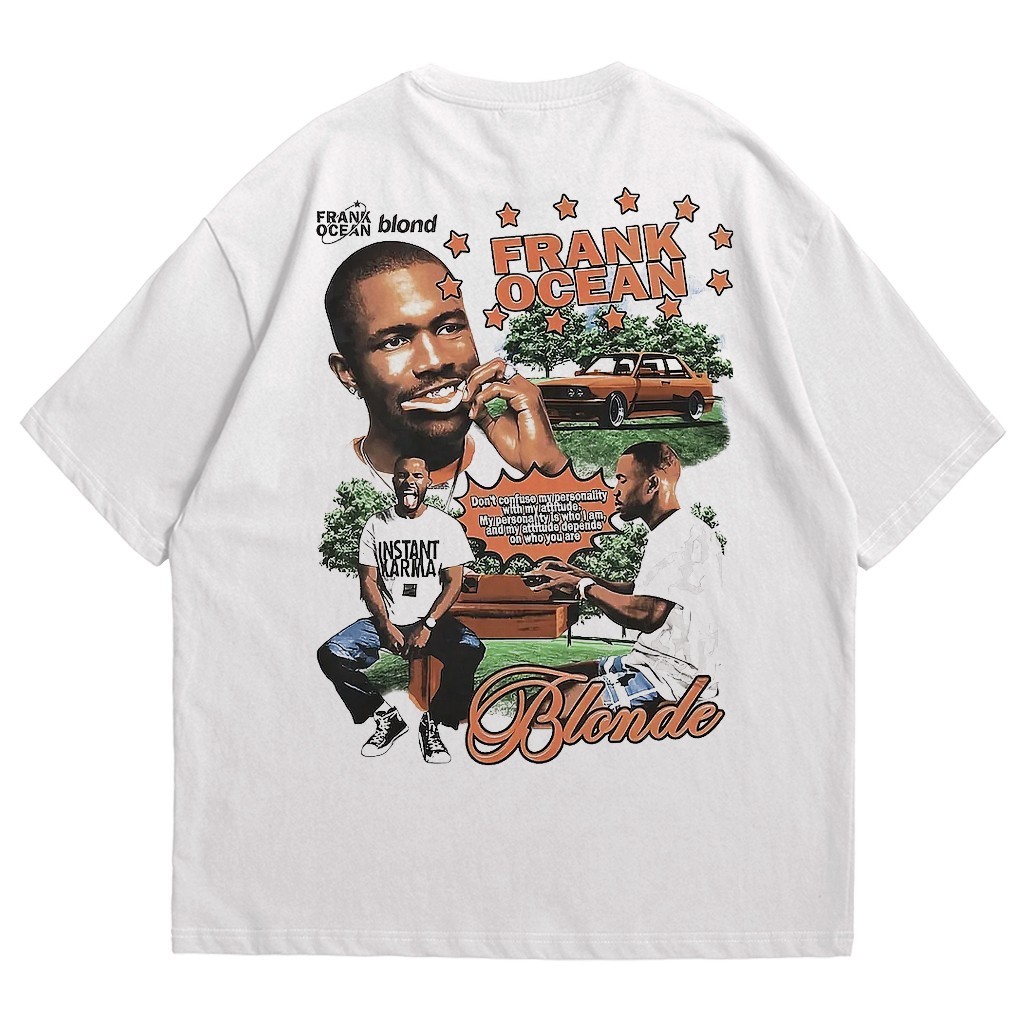 【COD】S-4XL Tshirt  -  Frank Ocean New Vintage | Kaos Band | BAJU MUSIK METAL ROCK | Rollingstout