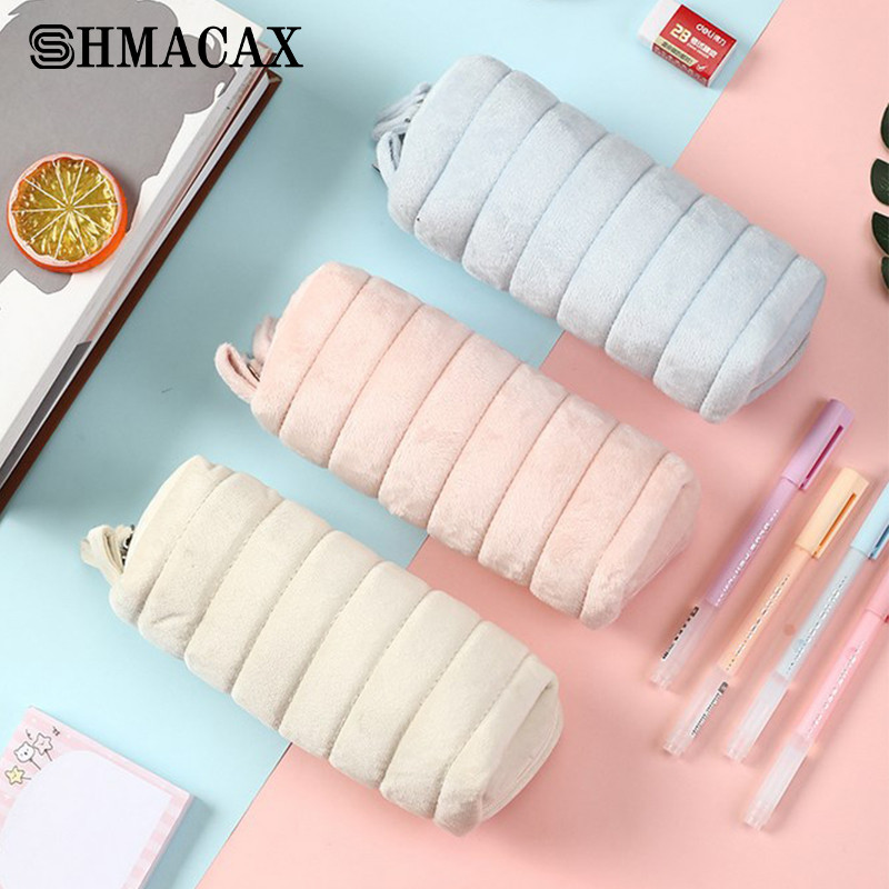 

Winter Clouds Pencil Case School Supplies Pen Case Trousse Scolaire Soft Pencilcase Estuche Kawaii Stationery Pencil Pouch