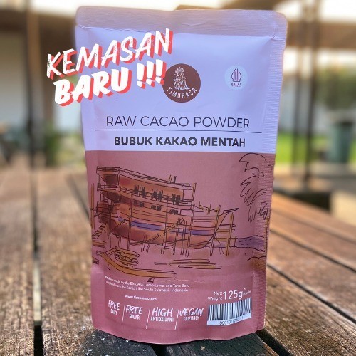 

Bubuk Cokelat Asli Timurasa Raw Cacao 125gr & 500gr - 125 gram