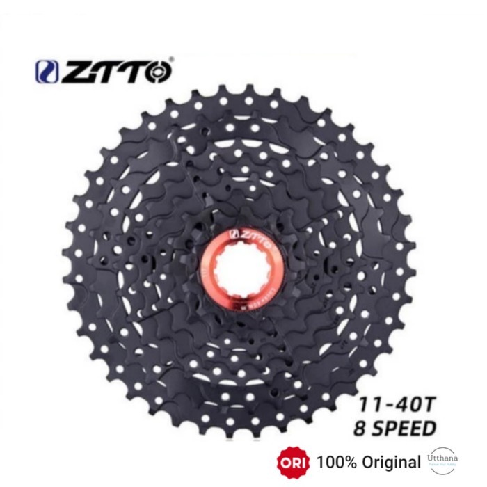 ZTTO Sprocket 8 Speed 11 - 40T Gear Sepeda Hitam