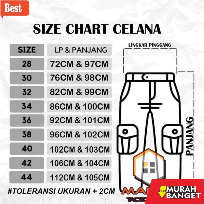 celana cargo panjang pria CELANA TACTICAL M.TAC / CELANA CARGO / CELANA OUTDOOR