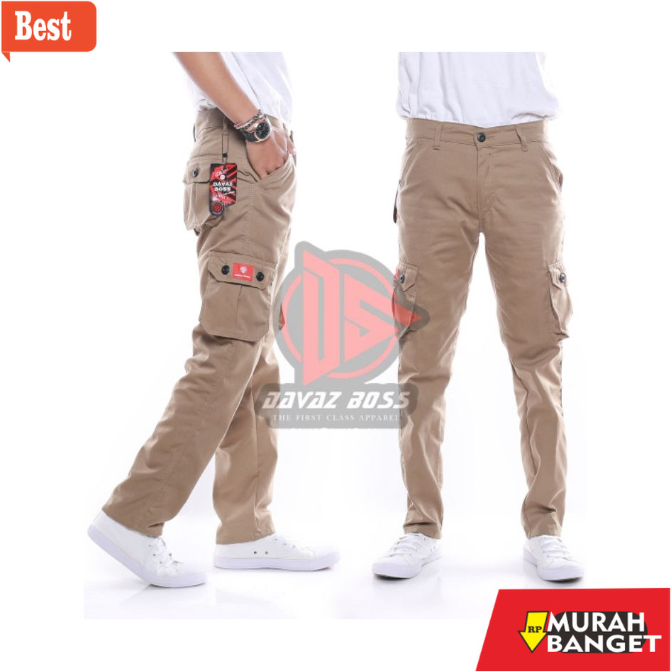 celana cargo panjang pria CELANA CARGO PANJANG PRIA (24 - 44 ANAK TANGGUNG HINGGA JUMBO)