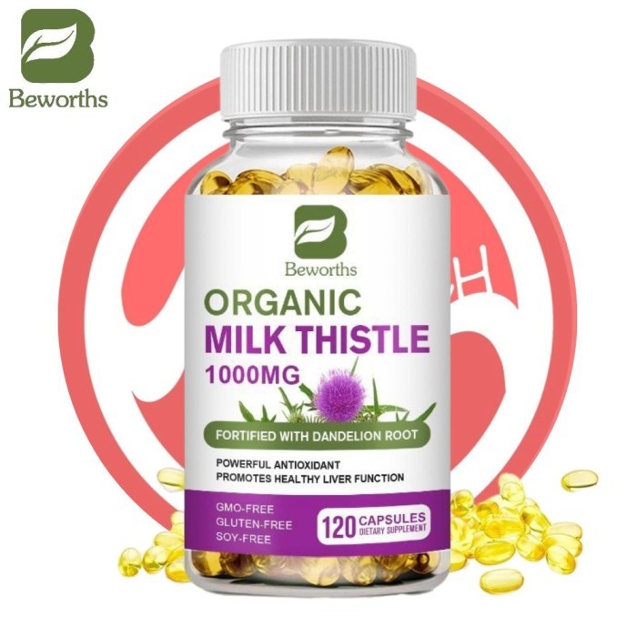 

PROMO BEWORTHS Polifenol teh milk thistle kapsul herbal alami Chrysanthemum Perawatan Hati Membersihkan Menetralkan Mendetoksifikasi pecandu alkohol