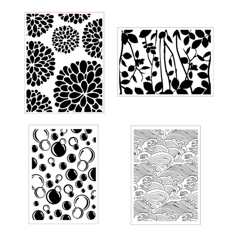 

Flower Embossing Stencils Paper Craft Embossing Folder Embossing Templates for Christmas Card Making DIY Scrapbooking