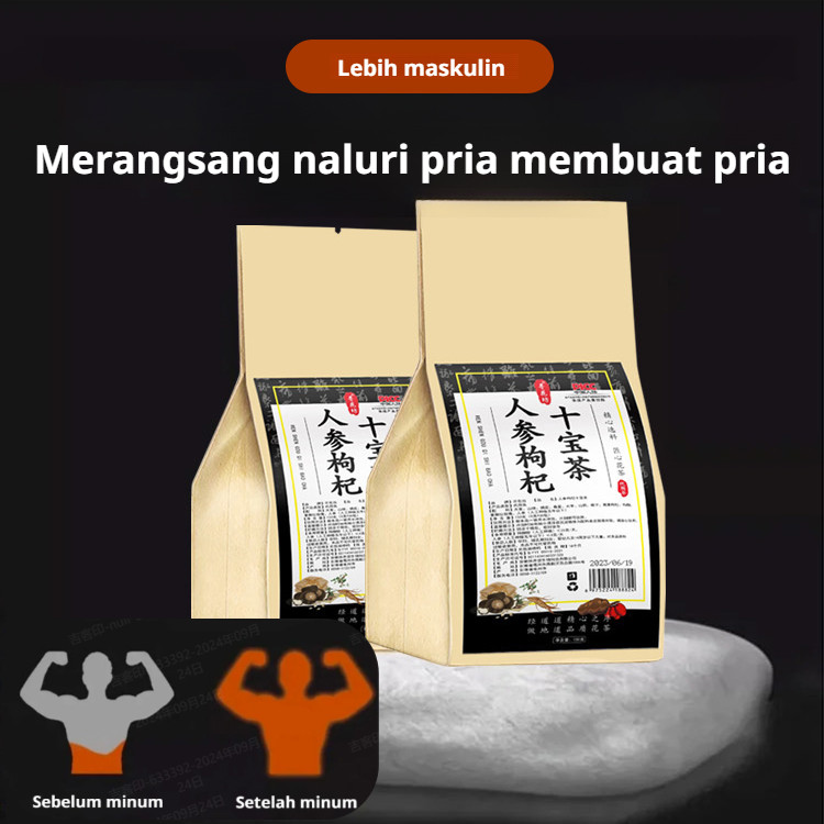 

【Kirim dalam 24 jam】Beli 1 gratis 3 detox stamina teh/teh china /teh detox /teh rimpang menurunkan berat badan/teh daun jati china/teh herbal /teh ginseng/teh ginseng dan goji/teh ginseng goji berry /teh cina
