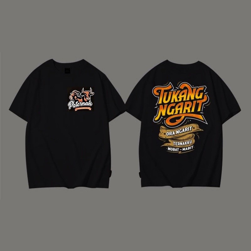 KAOS TUKANG NGARIT | KAOS VIRAL TUKANG NGARIT | TUKANG NGARIT ORA NGARIT SAPINE MOBAT MABIT-