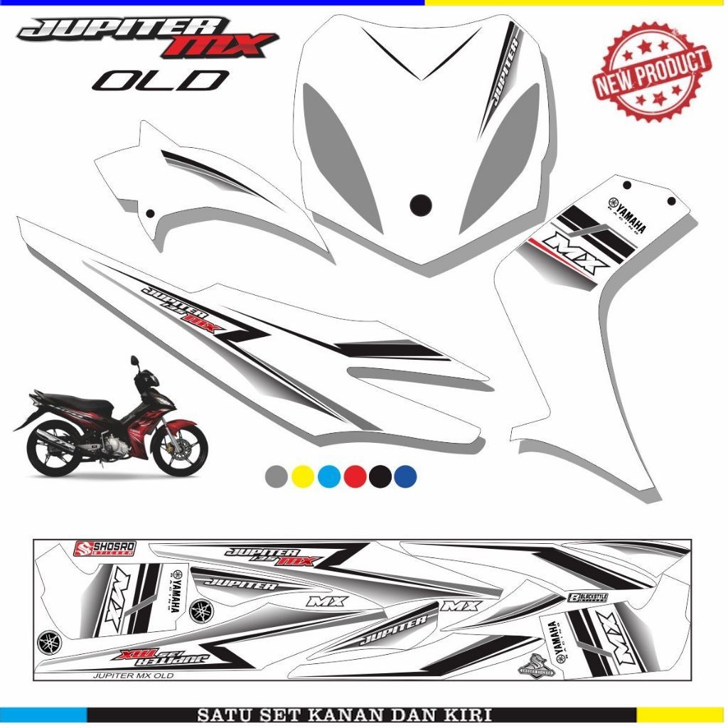 VARIASI LIST STIKER STRIPING JUPITER MX OLD VARIASI / STRIPING JUPITER MX