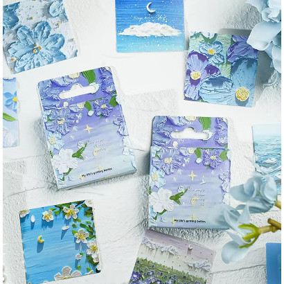 

Sticker Pack Isi 46 Lembar STICK PAINTING Scrapbook Journal Stiker