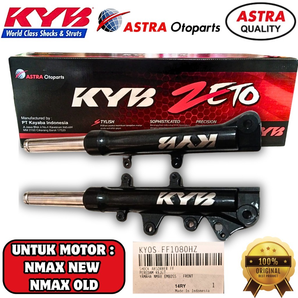 Shockbreaker Depan nmax new old 155 kyb zeto kyos ff 1080 hz original