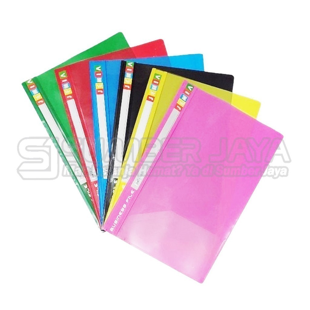 File Organizer Map Business File Jenia F4 / Folio Plastik Polos Warna