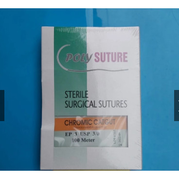 STERILE SURGICAL SUTURE CATGUT CHROMIC POLYSUTURE