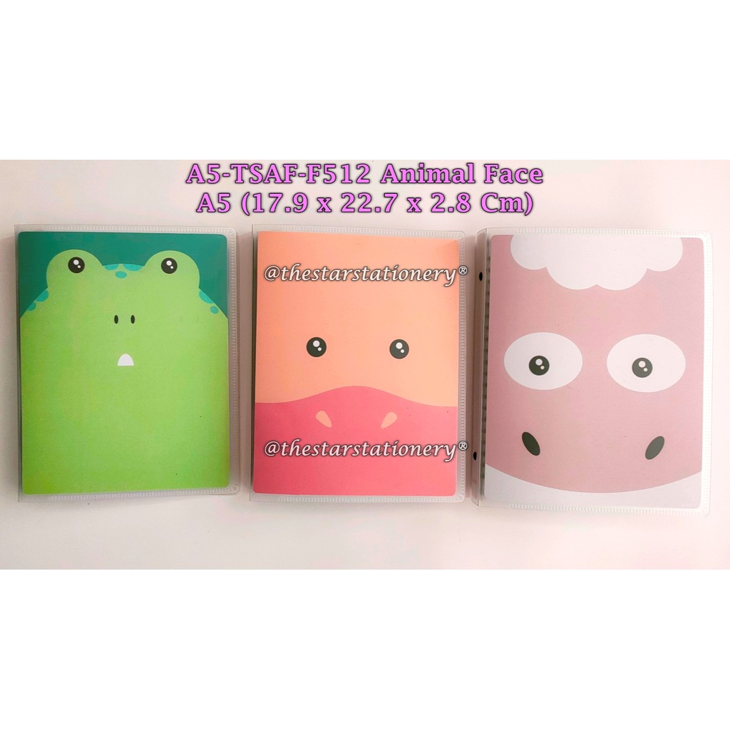 

(1 Biji) Map Binder Joyko A5-TSAF-F512 A5 Animal Face / Binder Note Joyko A5-TSAF-F512