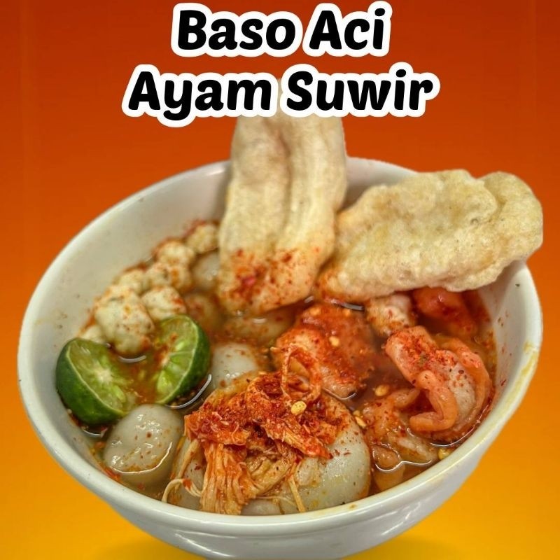 Baso Aci ayam suwir Jumbo / baso Aci ayam suwir Jumbo murah / baso Aci ayam suwir/ baso Aciw