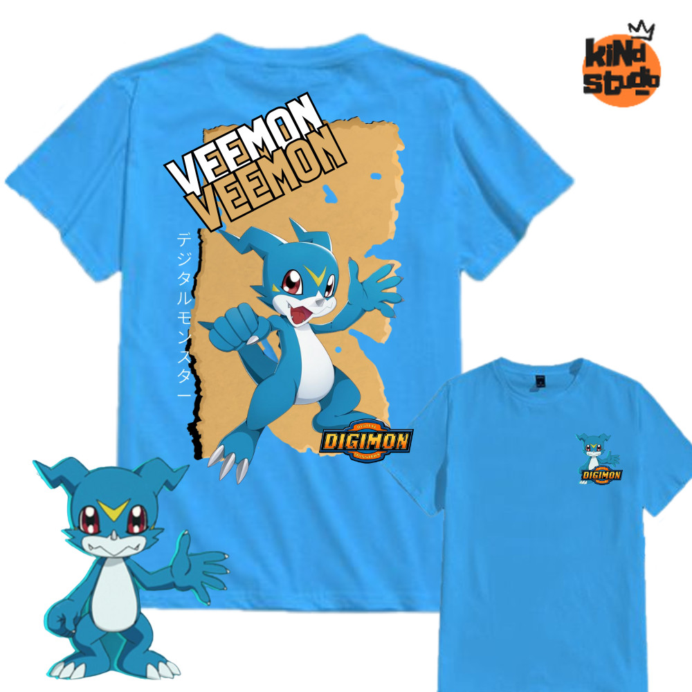 KINDSTUDIO - BAJU KAOS DIGIMON VEEMON - Baju Kaos Anak Distro - Kaos Anak DIGIMON - DIGIMON