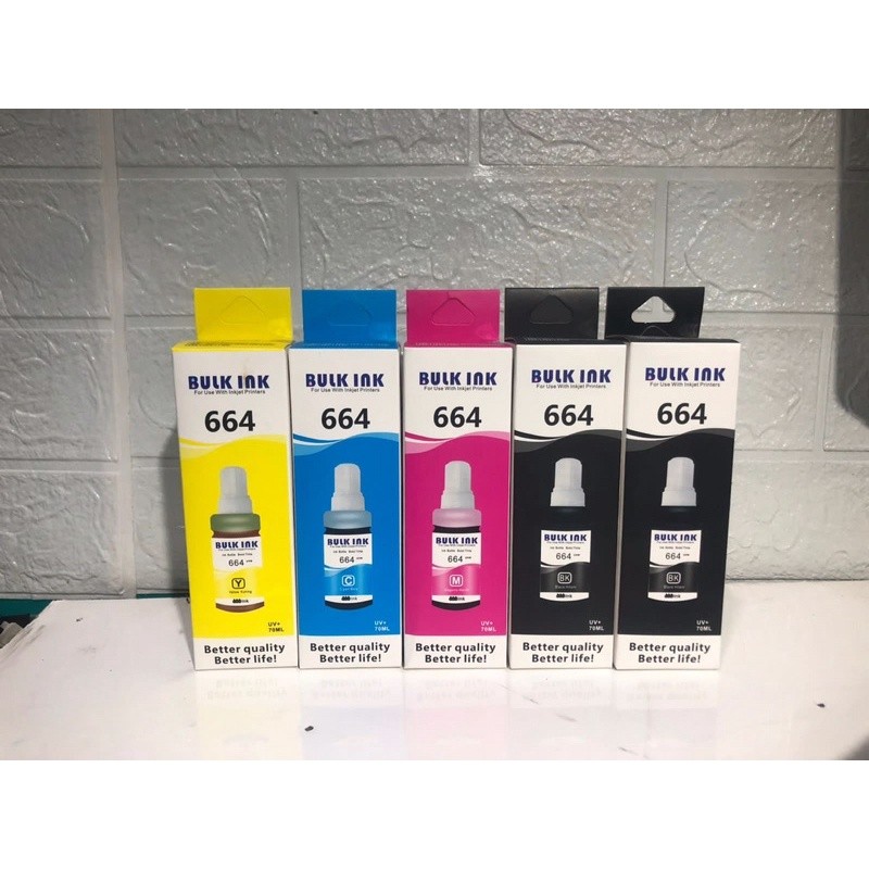 TINTA PRINTER EPSON L1300 T1100 SATU SET MURAH ORIGINAL BULK INK