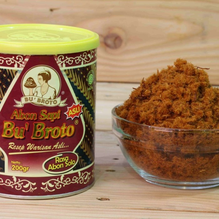 

Abon Sapi Bu Broto rasa solo 200 gr