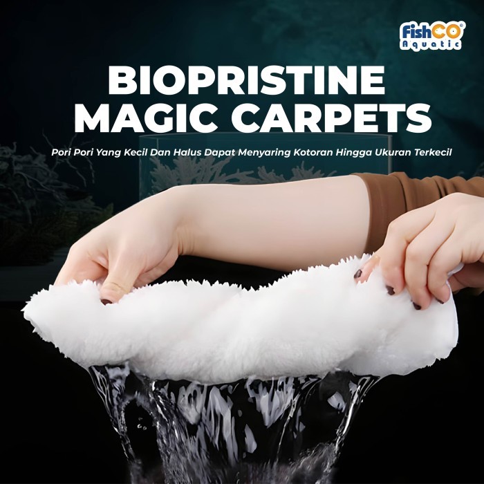 Media Filter BioPristine Magic Carpet Saringan Air Filter Cotton Mekanis Akuarium dan Kolam