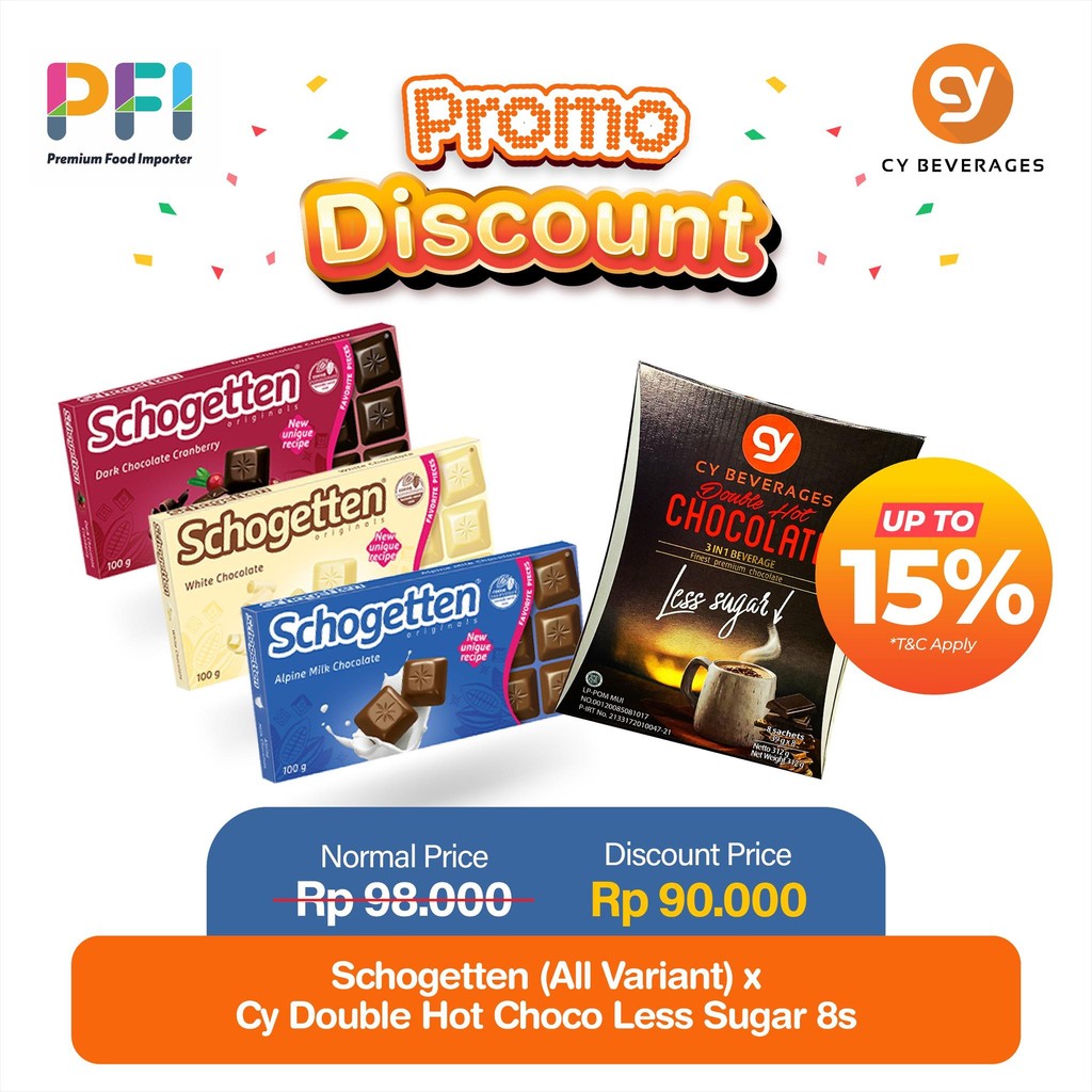

Promo Bundling CY Less Sugar Box X Schogetten Dark Choco Cranberry