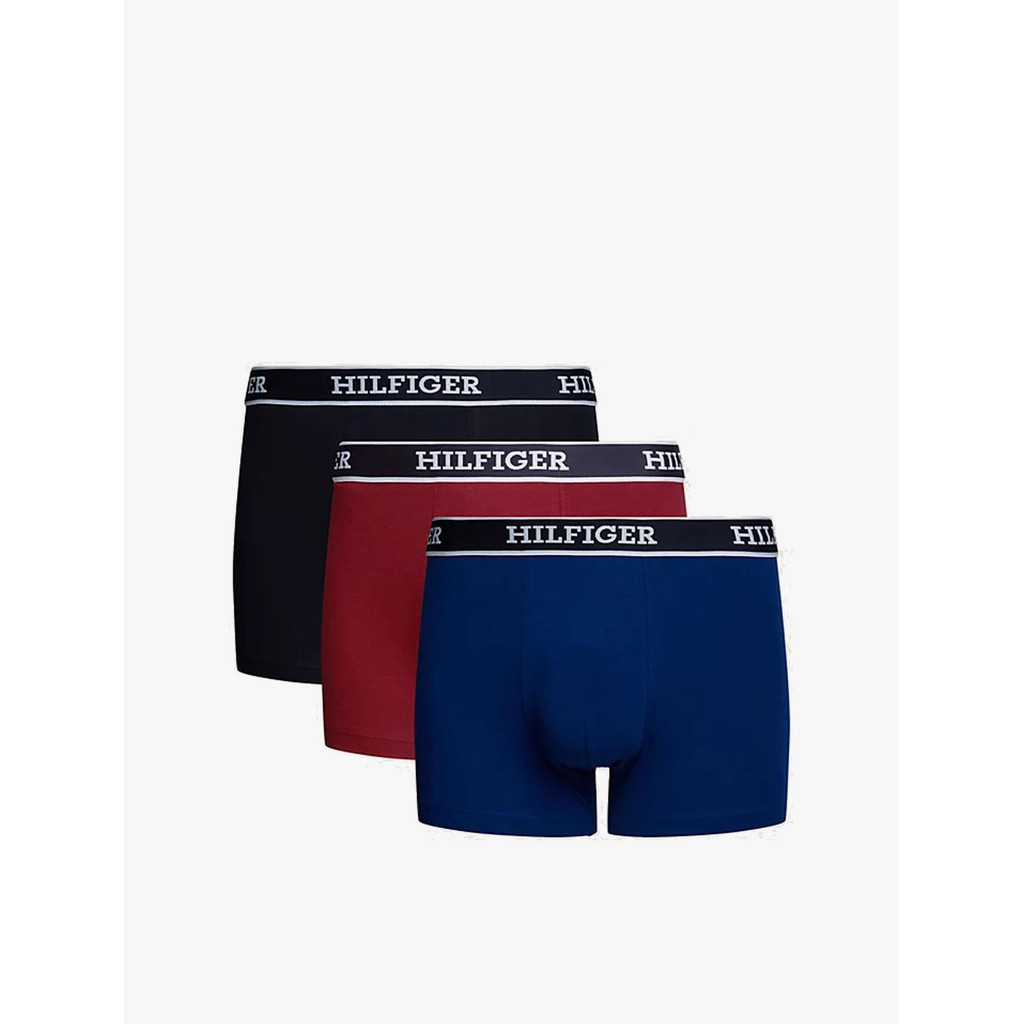 TOMMY HILFIGER - 3 PACKS BOXER TRUNKS-NAVY/RED