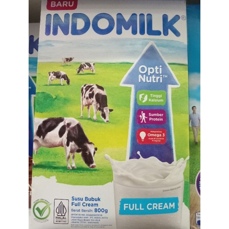 

Susu Bubuk Indomilk Full Cream800 Gram