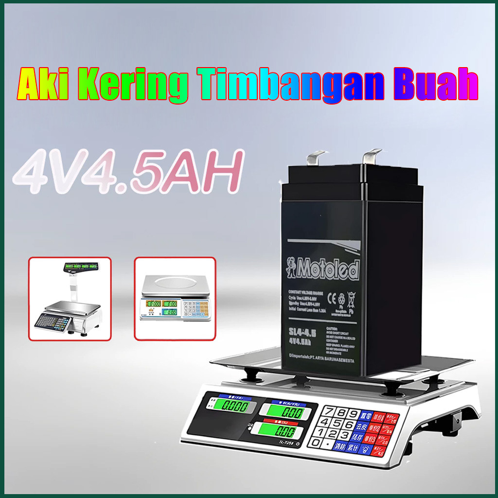 6V 4.5ah Aki kering 6v 4.5ah/ aki kering genset 6v 20ah/Aki Timbangan Digital VRLA SINUS 6V 4Ah 4.5A