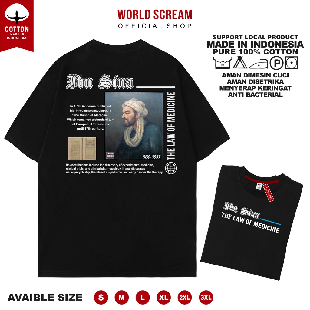 Kaos Muslim Hijrah Dakwah kode ibnu sina