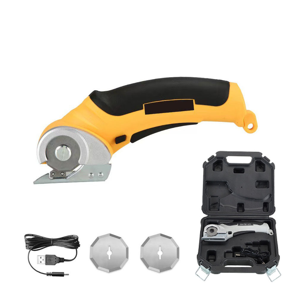 

PVC Leather Scissors Rechargeable Fabric Cutter Cutting Hand Tools Portable Craft Sewing Cardboard Electric Scissors