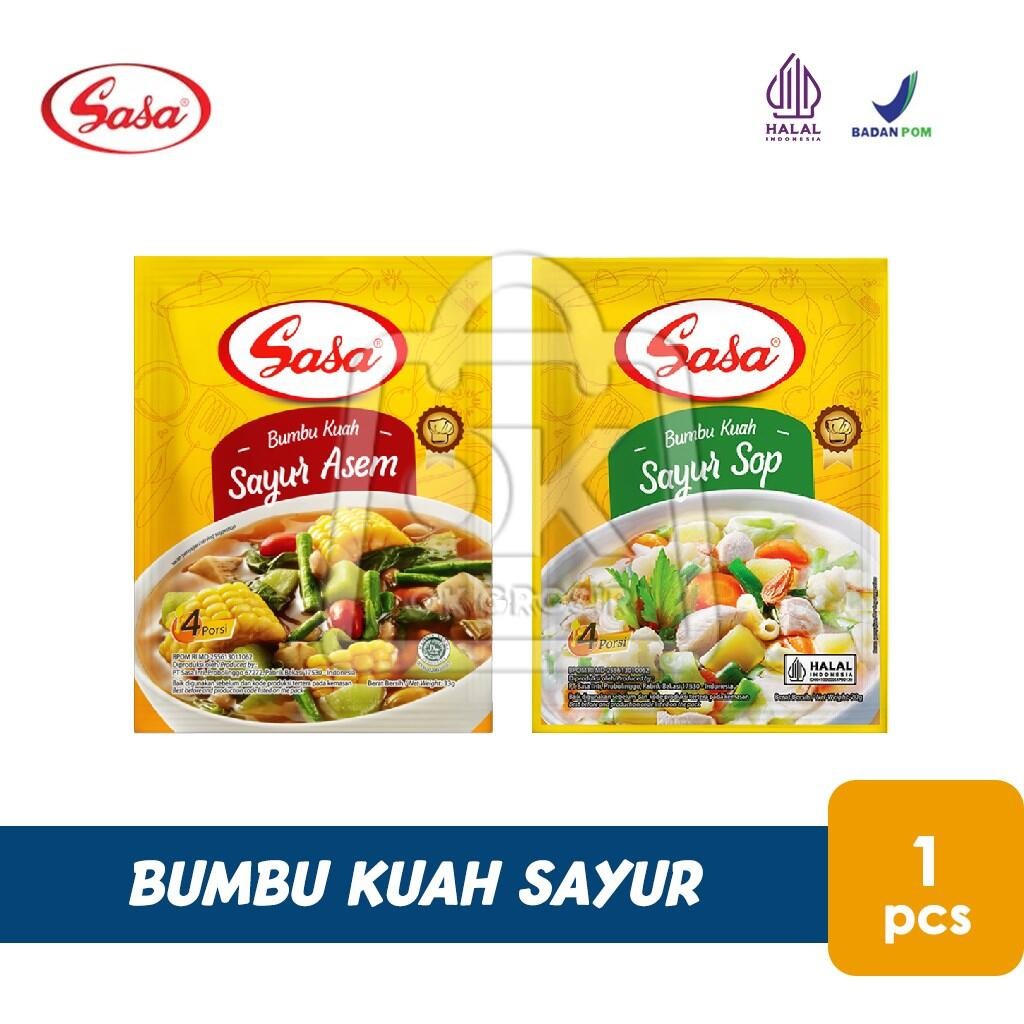 

Sasa Bumbu Kuah Sayur Instant Halal SASA All Varian (1 pcs)